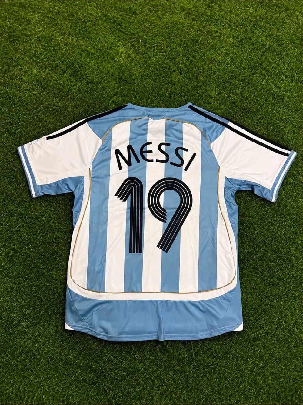 2006 retro Argentina Lionel Messi jersey men’s size XXL
